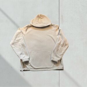 Gap oversized fleece cream hoodie sz medium